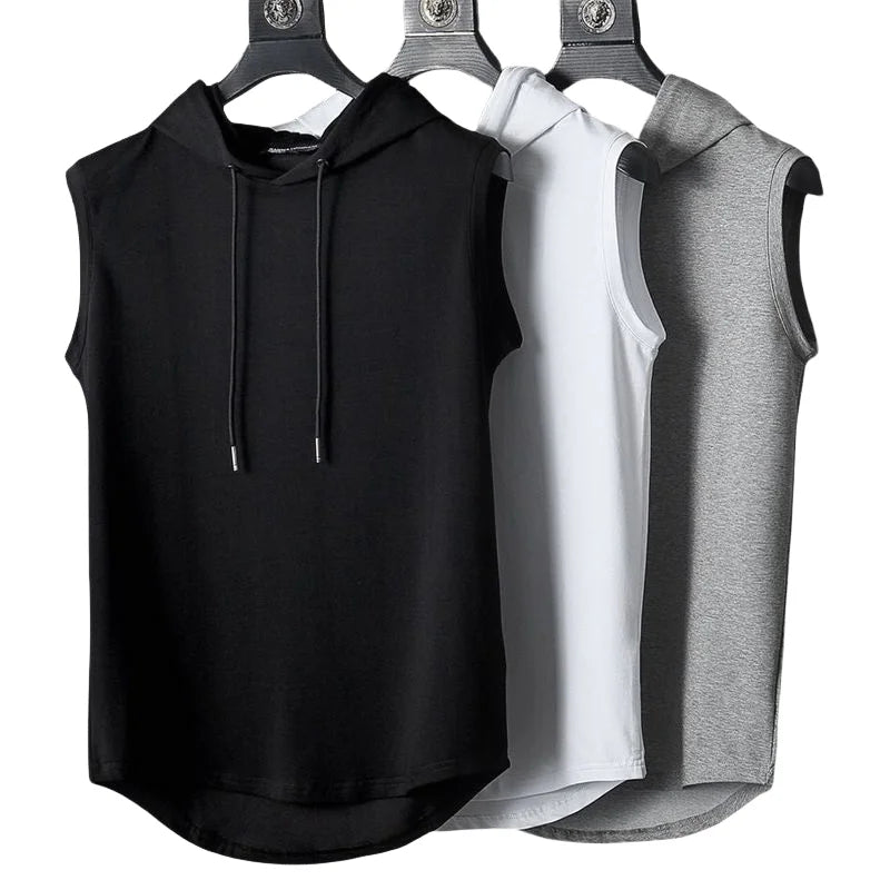 Nolan Cotton Tanktop Hoodie