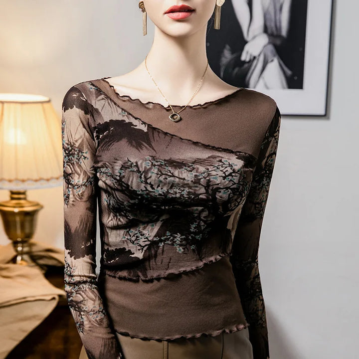 Nola Sheer Mesh Top