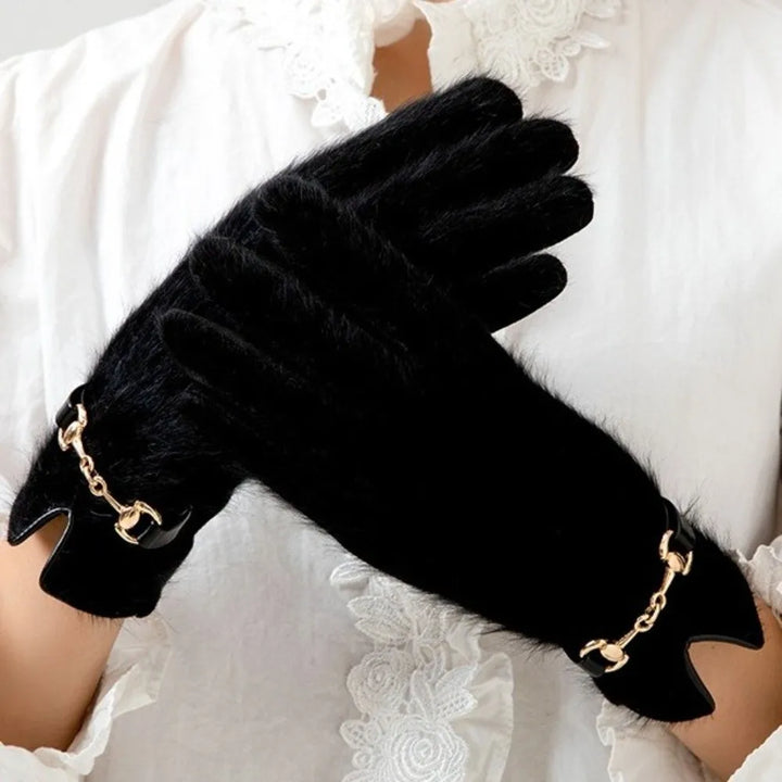 Avina Fur Gloves