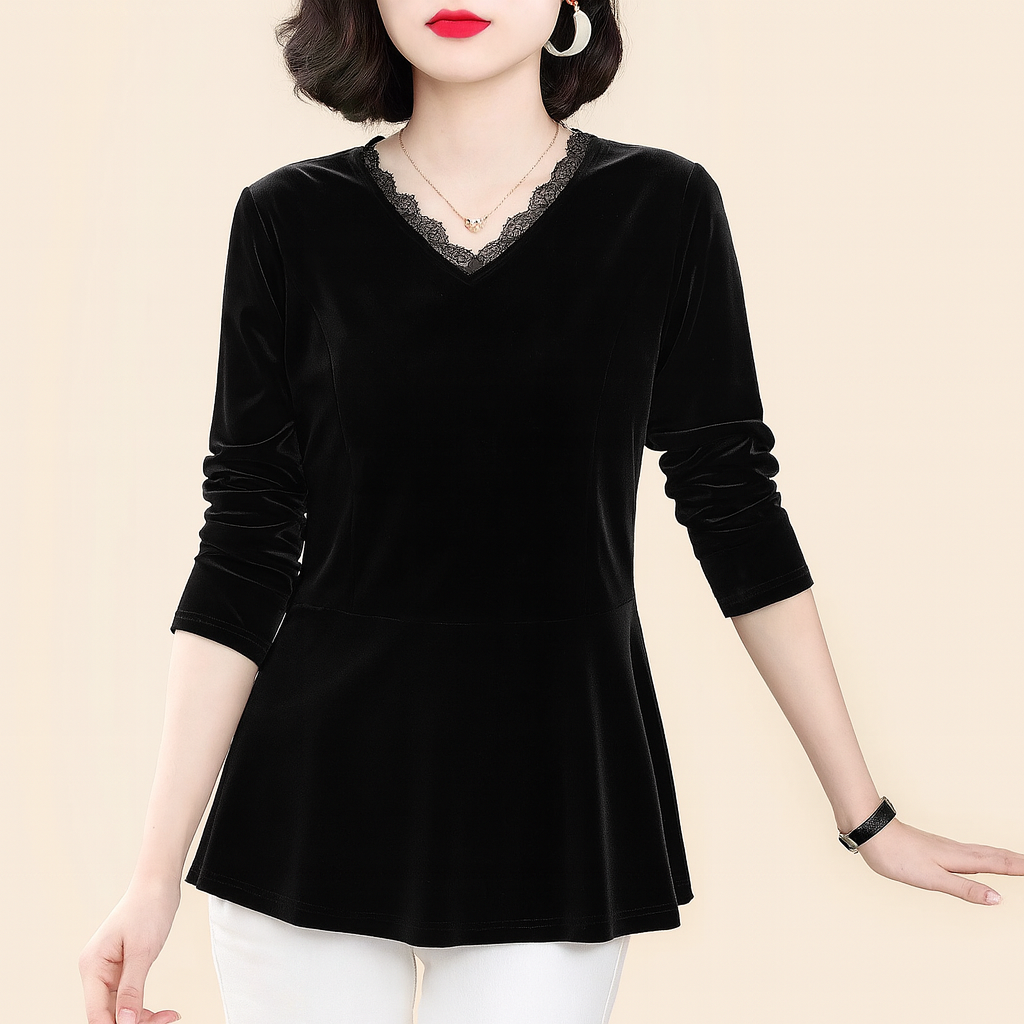 Elowen Velvet Blouse